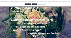 Desktop Screenshot of blumen-link.de